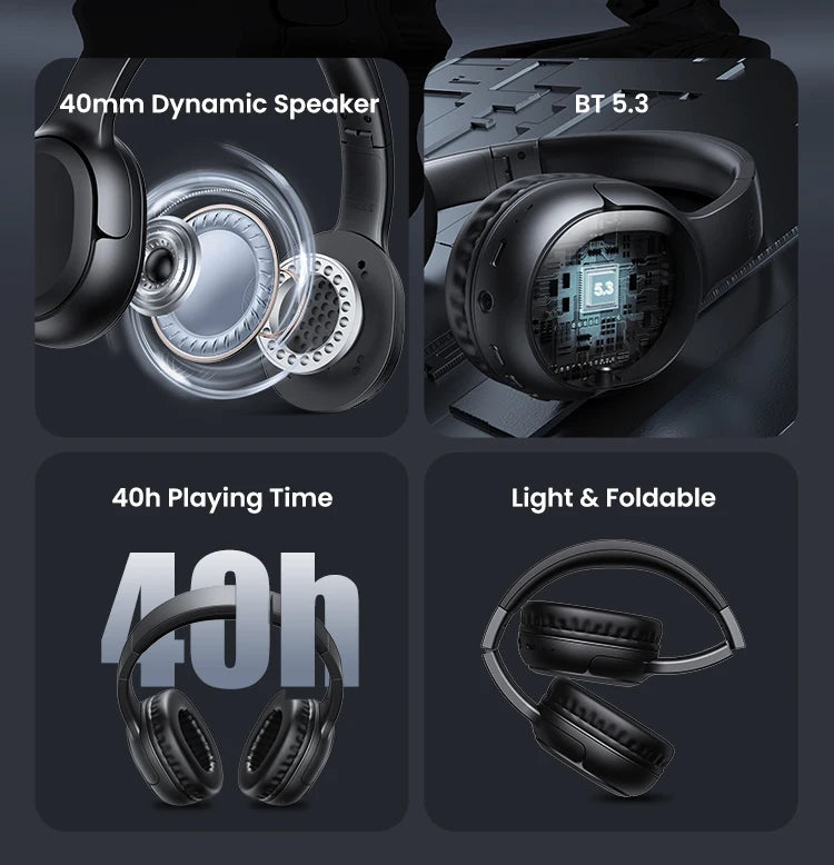 USAMS 40-Hour Wireless Earphones